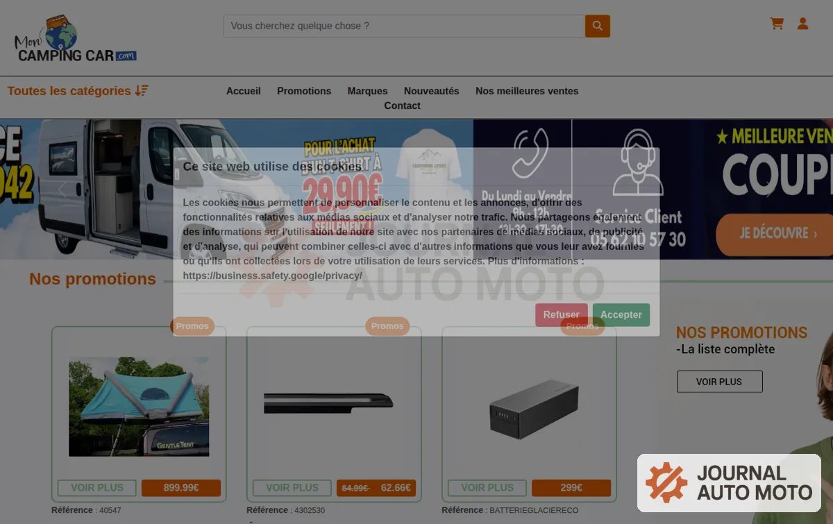 Capture : Pièces détachées et accessoires pour camping-car à prix discount